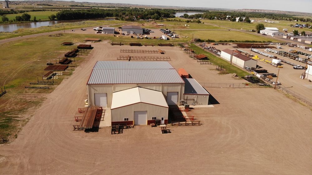 Functional +/-18,000+ SQ FT Shop on 3.11 Acres in Glendive, MT: 123 W Oregon Ln, Glendive, MT 59330